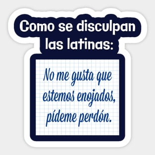 Camisa Para Latinos Hispanos Sticker